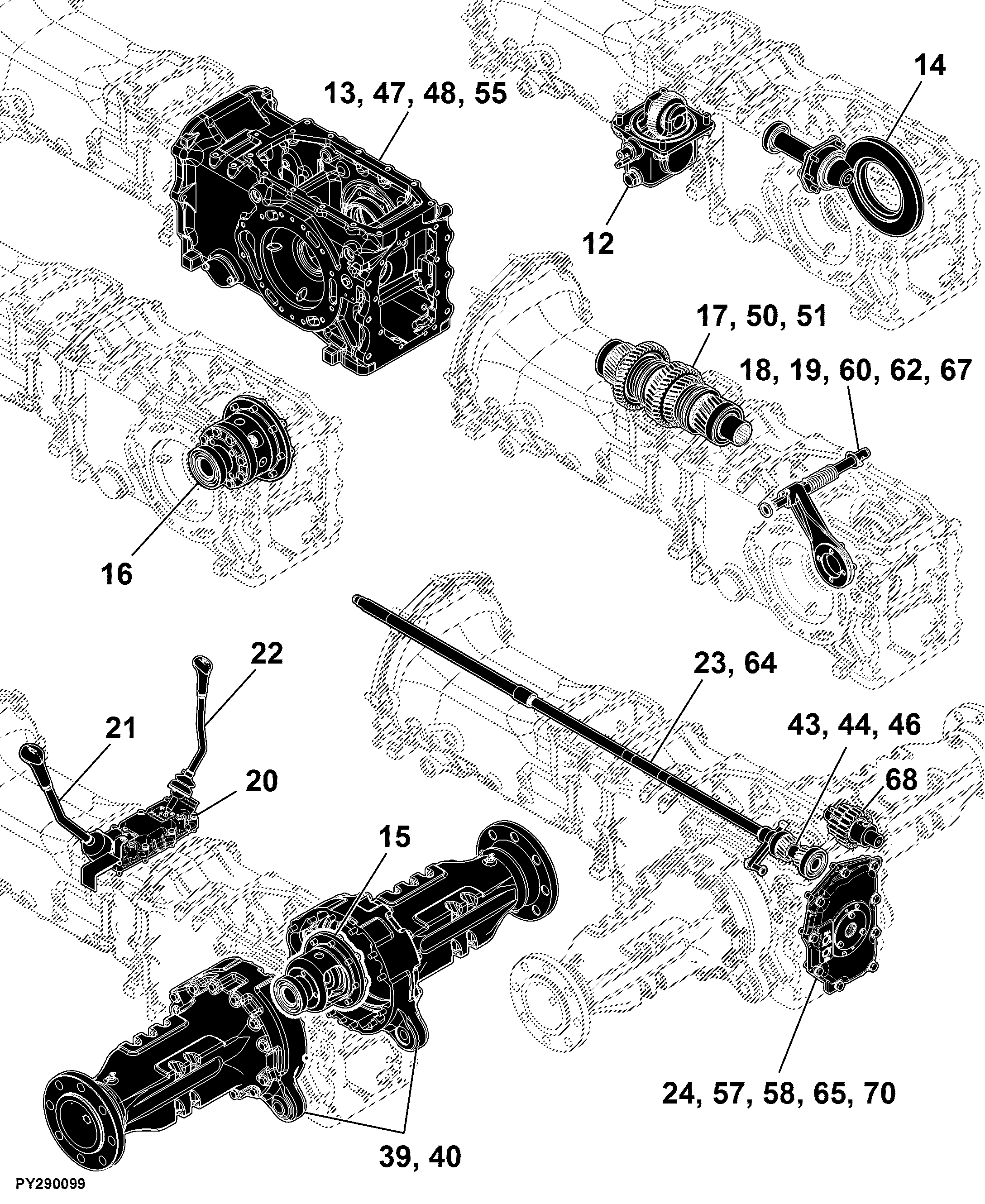 Hệ thống truyền lực MFWD